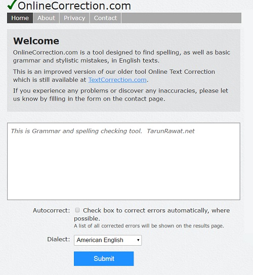 Check Grammar, Punctuation & Spelling Online In Free, Online Correction