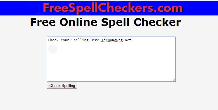 Check Grammar, Punctuation & Spelling Online In Free Spelling Checker