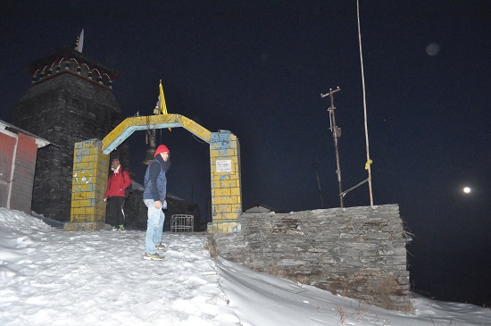 Reached at Tungnath Temple