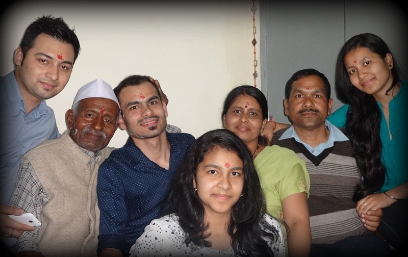 Tarun Birthday Celebration with family, Nanai ji and Cousin