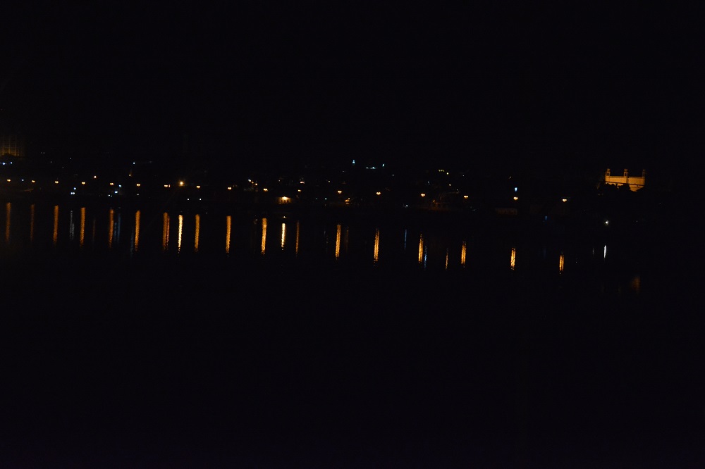 Upper lake Vip road view at night