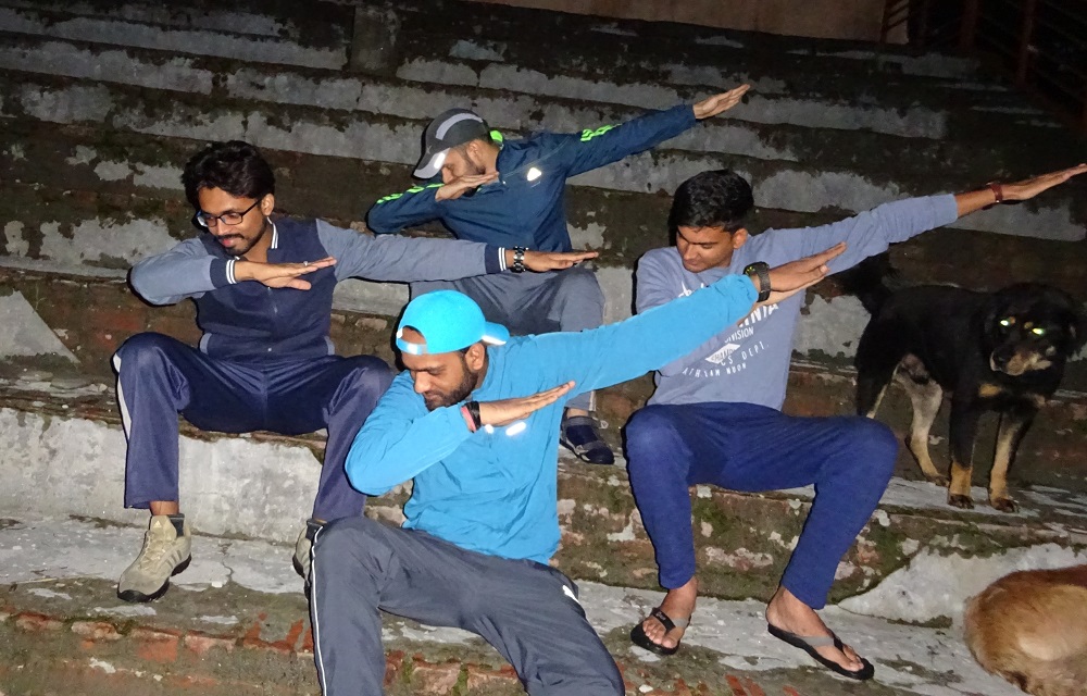 Dab with Roopkund trekking gang