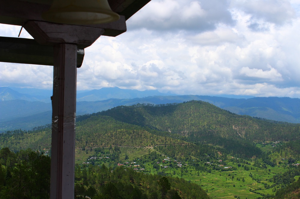 View from Mystic mountain hotel Kausani (lunch point)