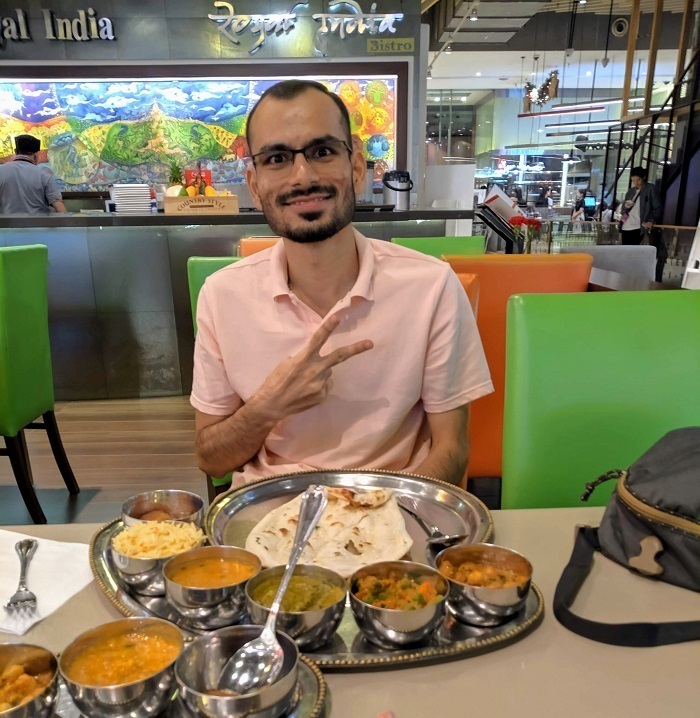 lunch at siam mall royal india resultant