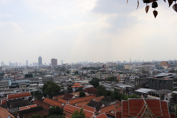 View from Wat saket