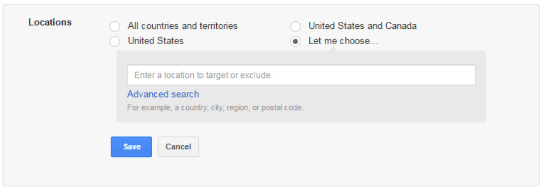Google Ads-Target audience