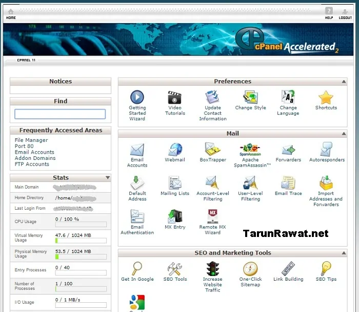 c panel look and setting