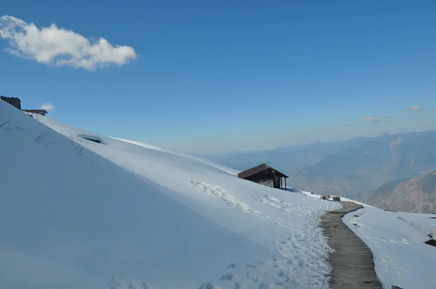 Chandrashila Mountain in Chopta