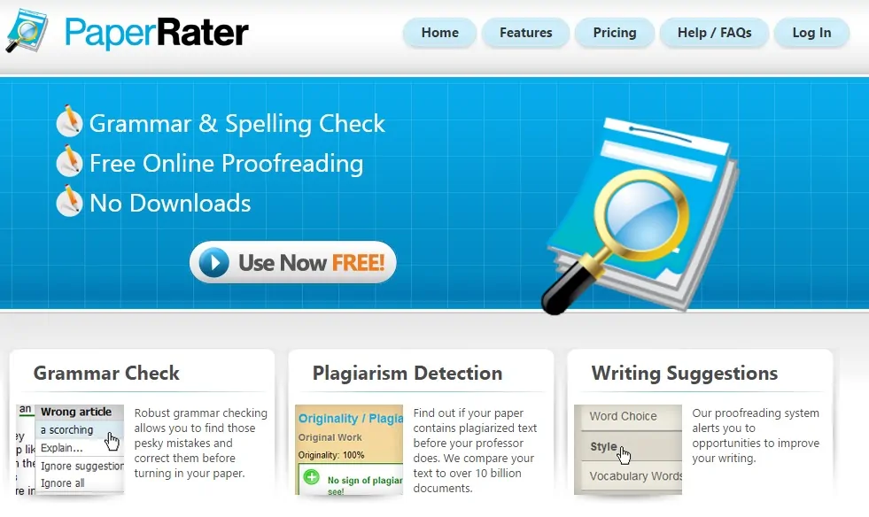 Check Grammar, Punctuation & Spelling Online In Free, Paper Rater