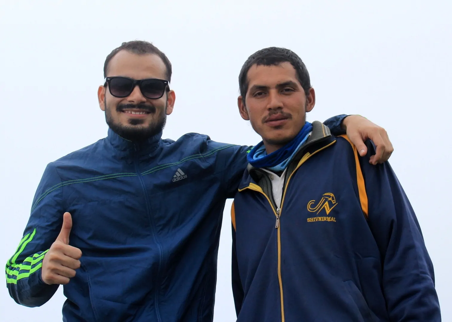 Me and Krishna bahiya (our guide for Roopkund trekking)